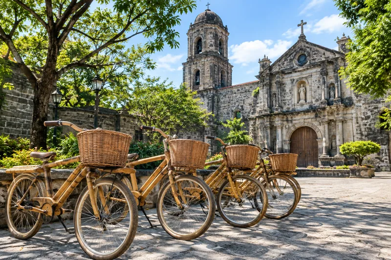Historische Bambusfahrrad-Tour durch Intramuros